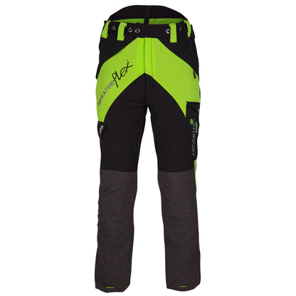 AT4020 Breatheflex Chainsaw Trousers Design A Class 2 - Lime.