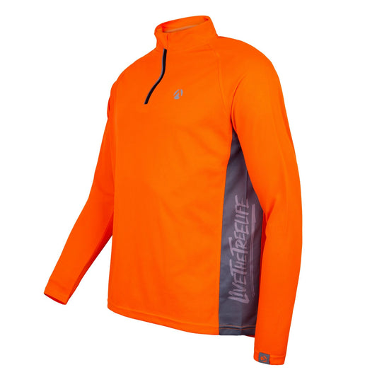 AT5003 Performance T-Shirt Long Sleeve - Hi-Vis Orange