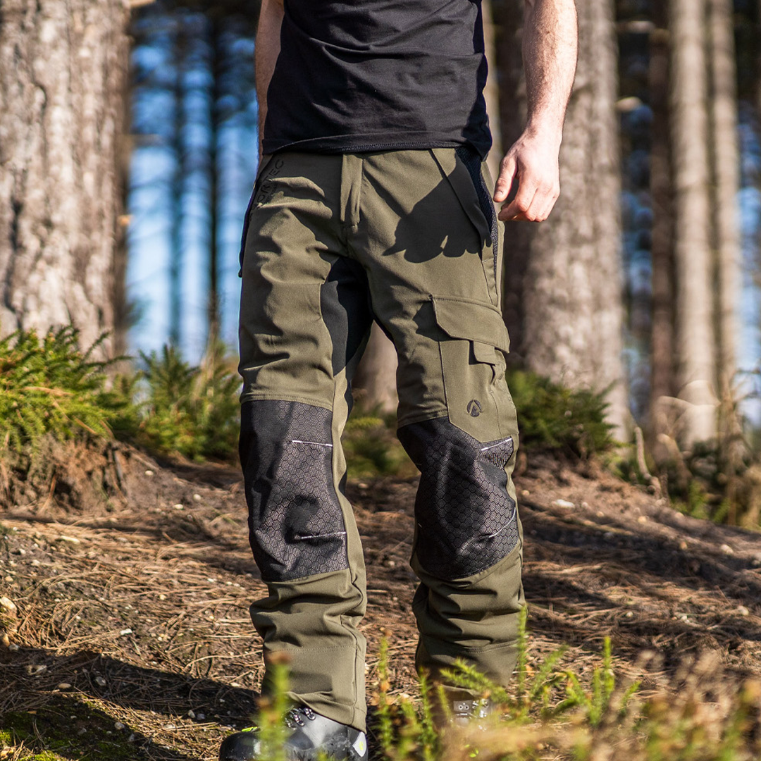 AT4062(US) Arbortec Vented Chainsaw Pants - Olive