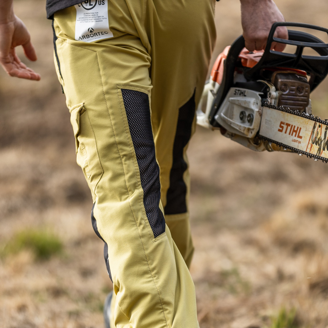 AT4062(US) Arbortec Vented Chainsaw Pants - Beige