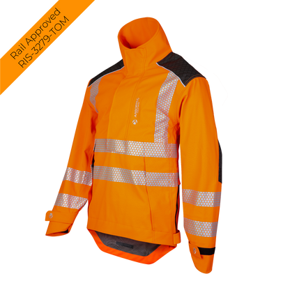 ATHV4460 - Heavy Duty Half Zip Breathedry® Smock - Orange