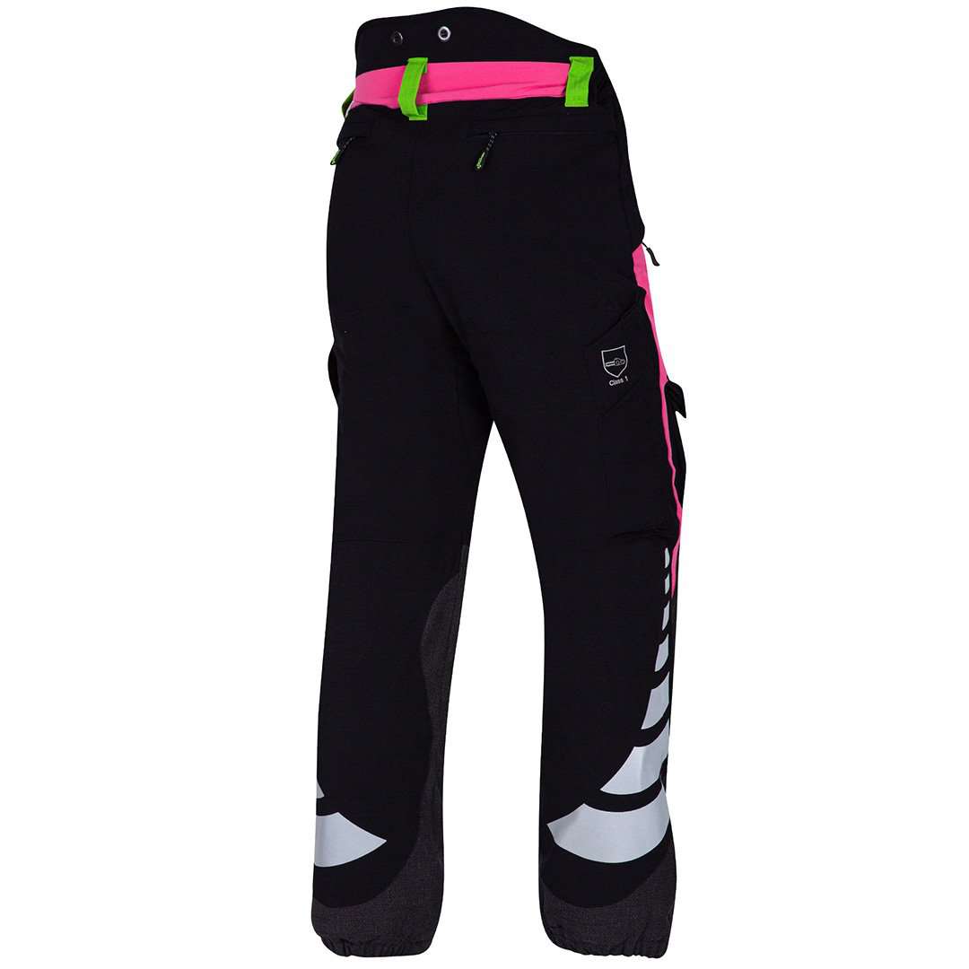 AT4050 Breatheflex Type C Class 1 Chainsaw Trousers - Pink - Arbortec Forestwear