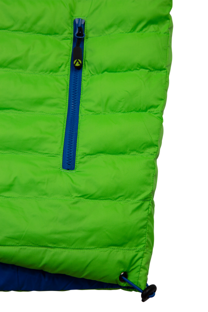 AT4600 - Reversible Puffer Jacket - Lime/Blue