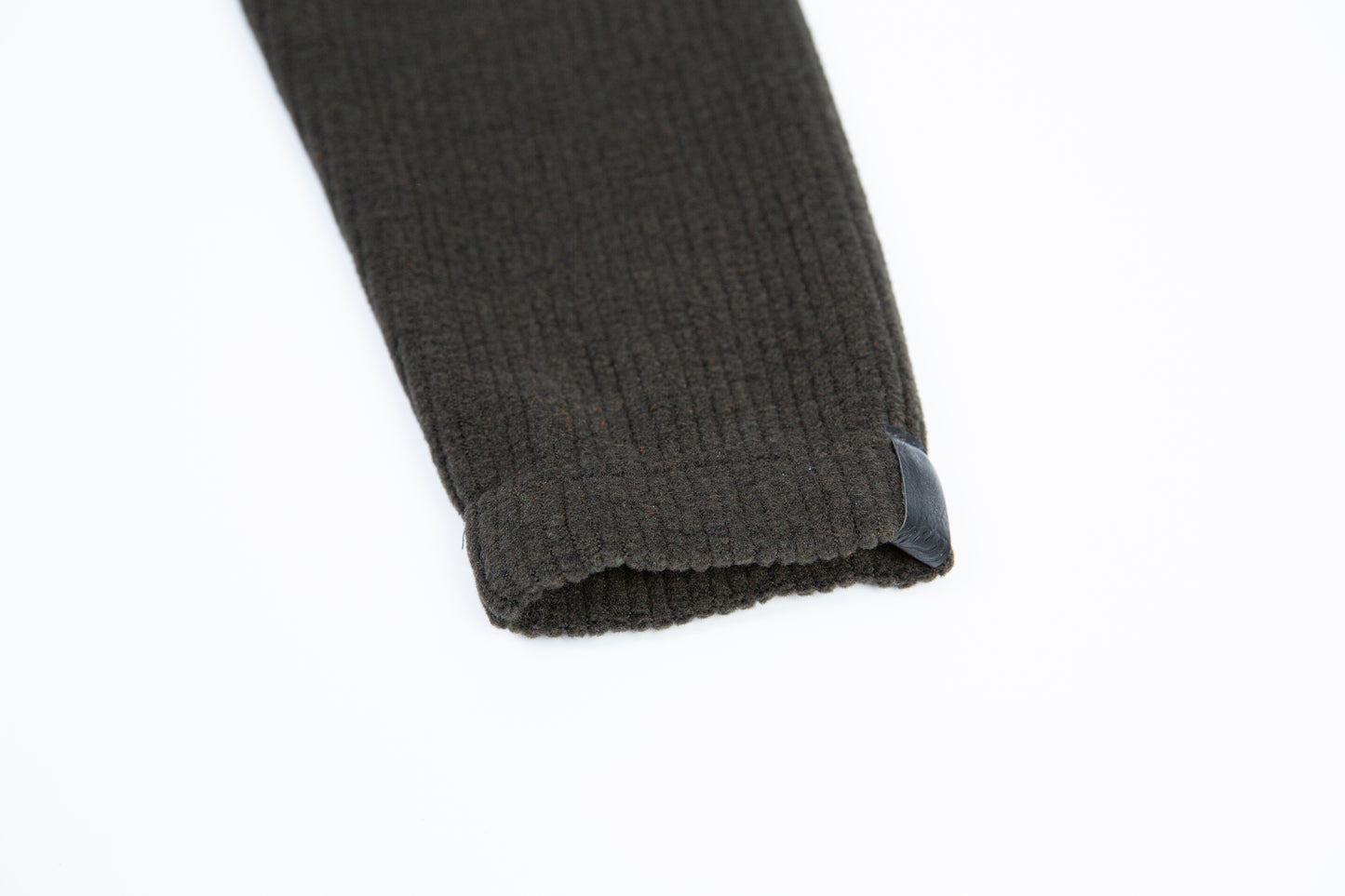 Half Zip Sweater Olive - Sleeve