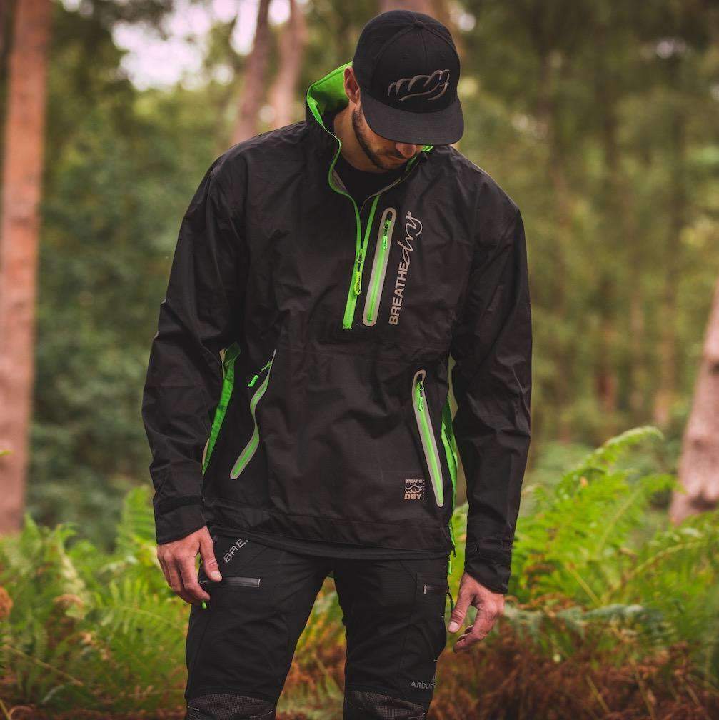 Breathedry Waterproof Smock Black - Arbortec Forestwear