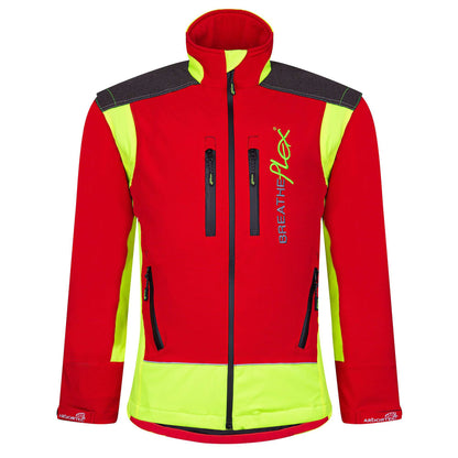 AT4000 Breatheflex Performance Work Jacket  - Red - Arbortec Forestwear