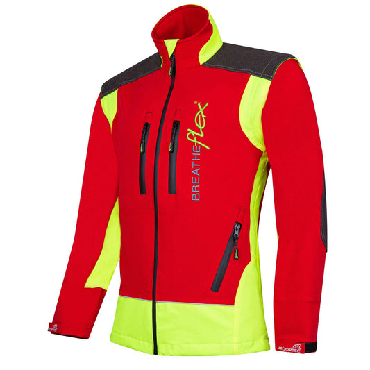 AT4000 Breatheflex Performance Work Jacket  - Red - Arbortec Forestwear