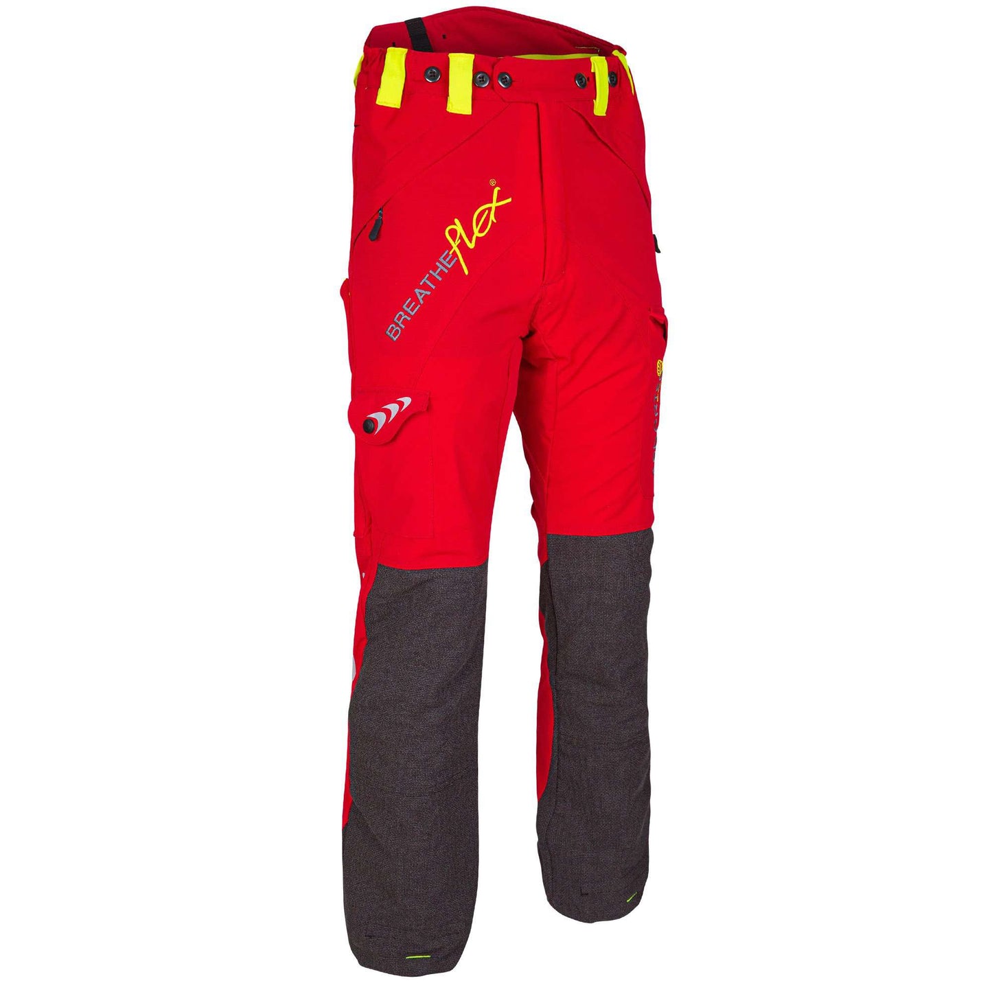 AT4010 Breatheflex Type A Class 1 Chainsaw Trousers - Red - Arbortec Forestwear