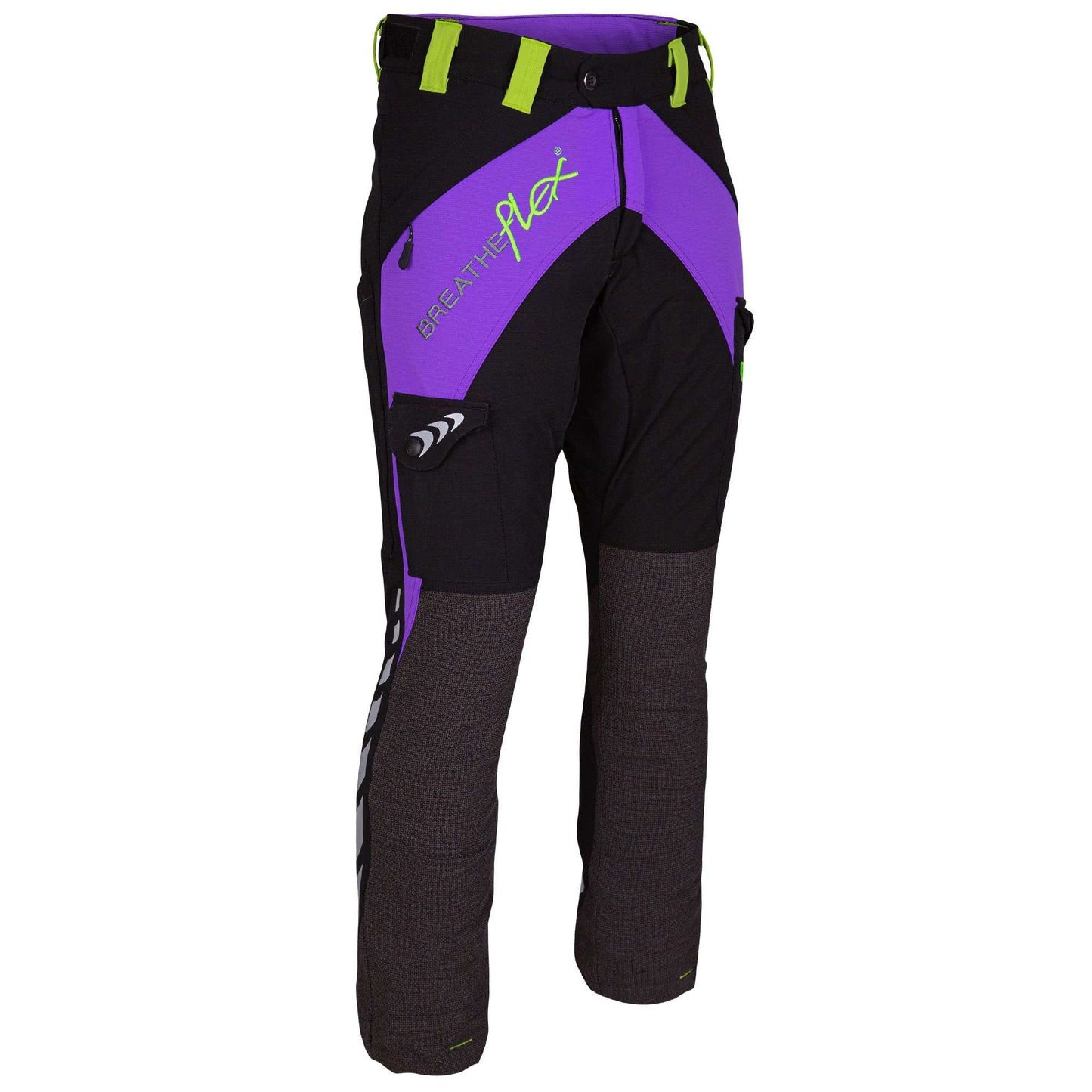 AT4050 Breatheflex Ladies Type C Class 1 Chainsaw Trousers - Purple - Arbortec Forestwear