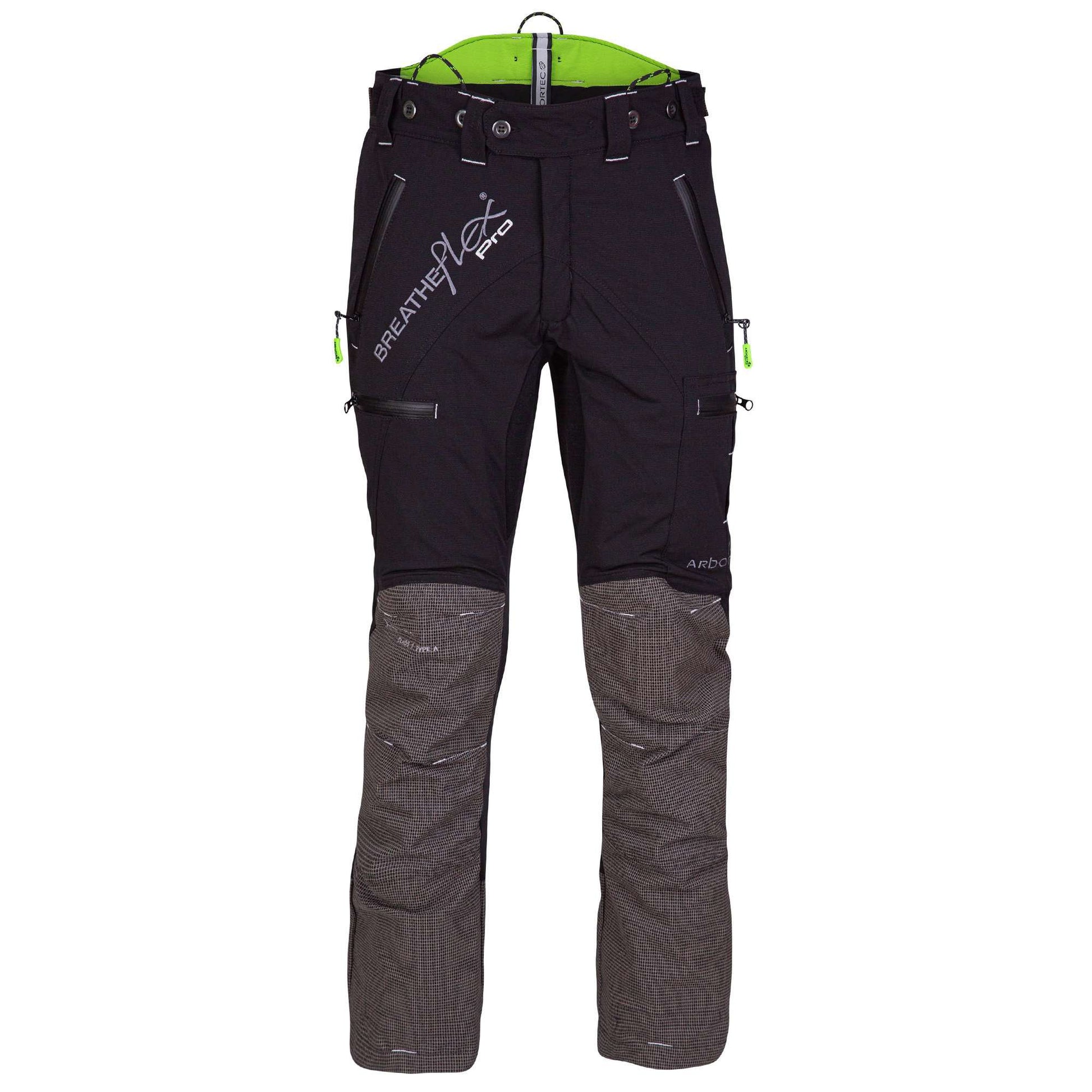 AT4070 Breatheflex Pro Type C Class 1 Chainsaw Trousers - Black - Arbortec Forestwear