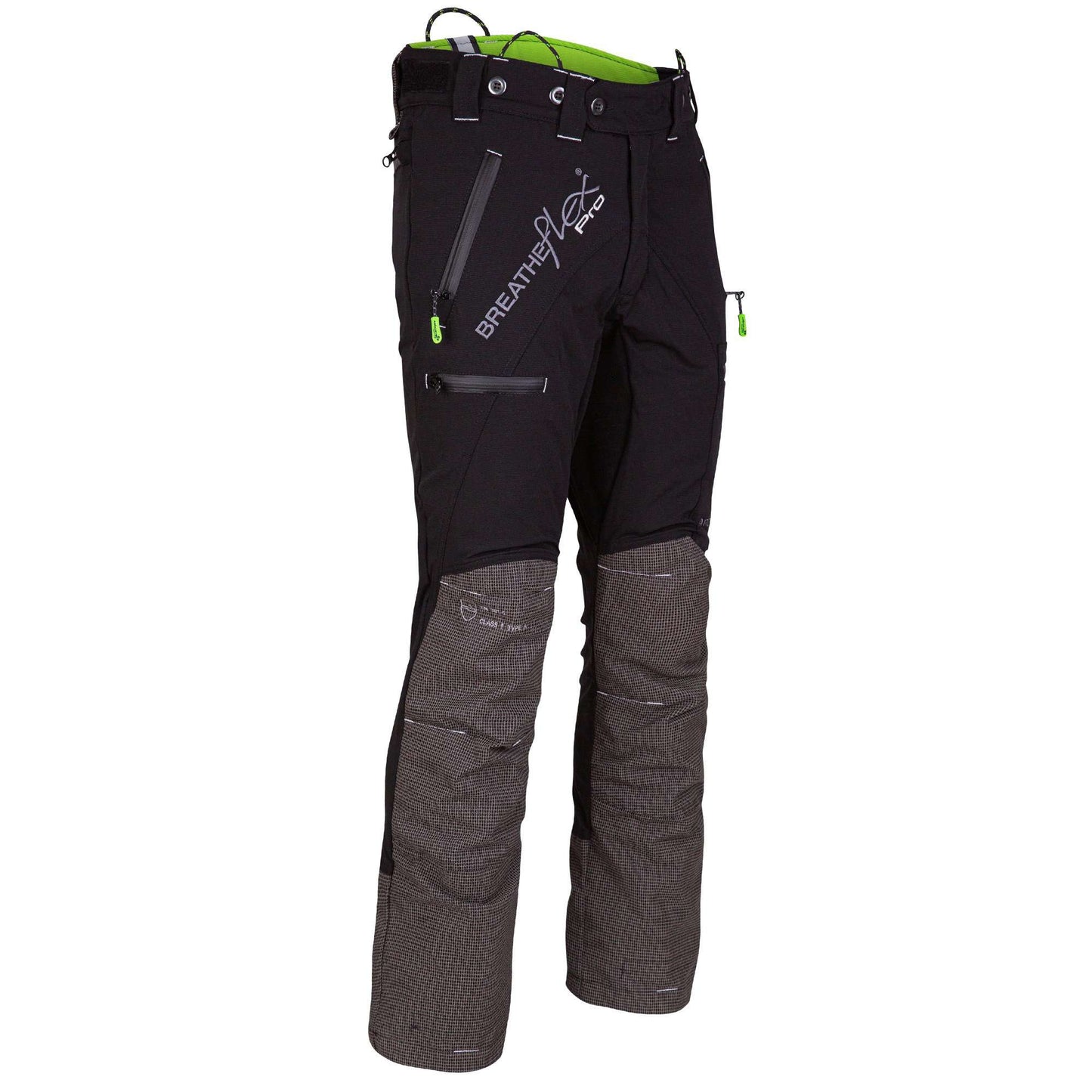 AT4070 Breatheflex Pro Type C Class 1 Chainsaw Trousers - Black - Arbortec Forestwear