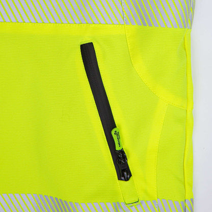 AT4000 Breatheflex Performance Work Jacket  - Hi Viz Yellow - Arbortec Forestwear