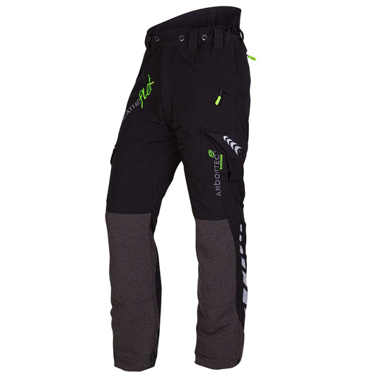 AT4050 Breatheflex Type C Class 1 Chainsaw Trousers - Black - Arbortec Forestwear