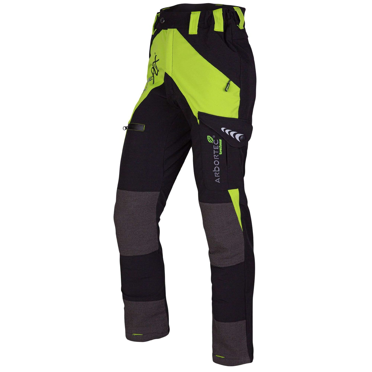 AT4110 Breatheflex Non-Protective Trousers - Lime - Arbortec Forestwear