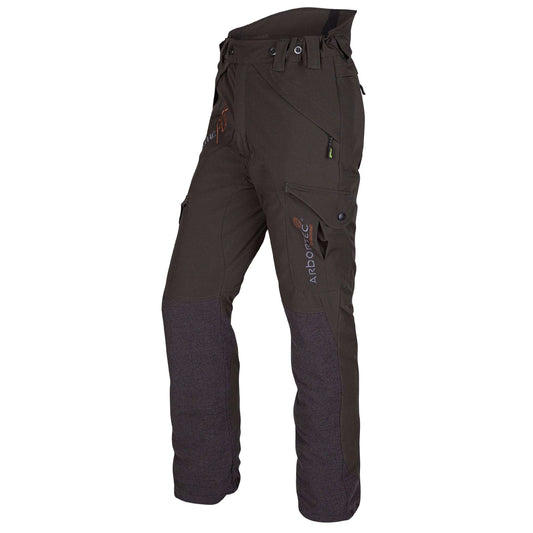 AT4010 Breatheflex Type A Class 1 Chainsaw Trousers - Olive - Arbortec Forestwear