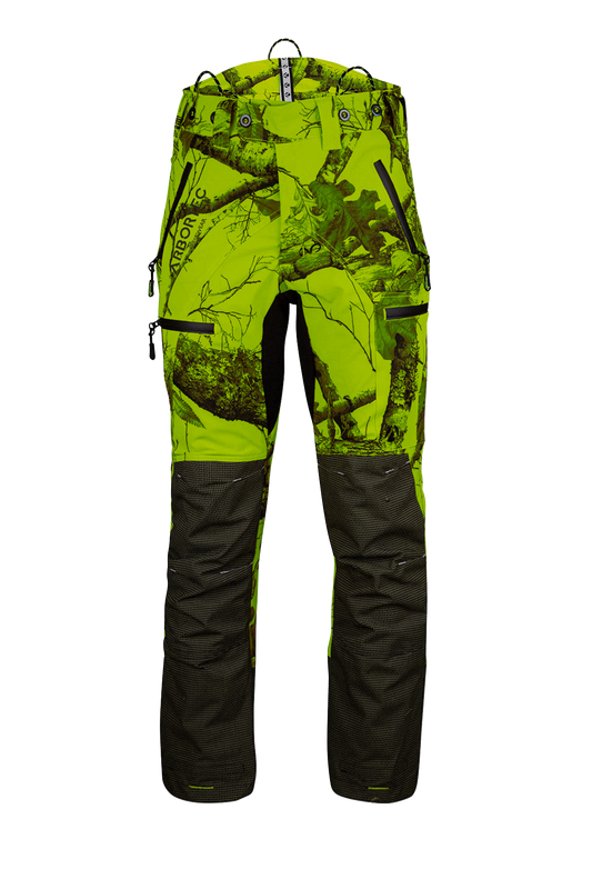 AT4060 - Breatheflex Pro Realtree Chainsaw Trousers Design A/Class 1 - Lime