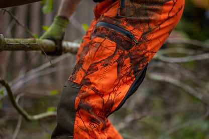 AT4060 - Breatheflex Pro Realtree Chainsaw Trousers Design A/Class 1 - Orange