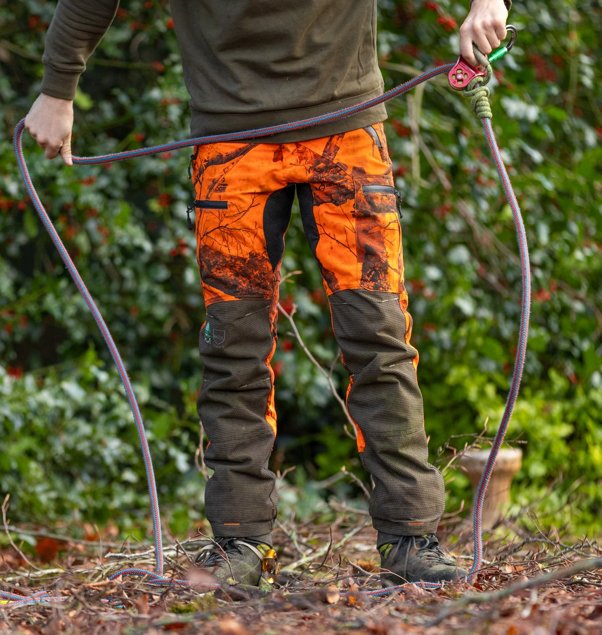 AT4060 - Breatheflex Pro Realtree Chainsaw Trousers Design A/Class 1 - Orange