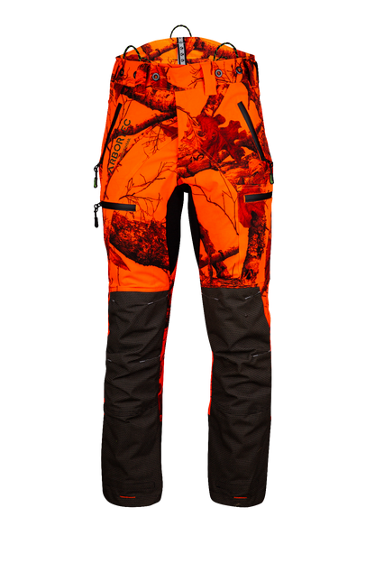 AT4060 - Breatheflex Pro Realtree Chainsaw Trousers Design A/Class 1 - Orange