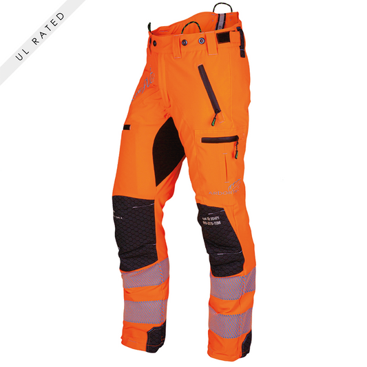 ATHV4060(US) Breatheflex Pro Chainsaw Trousers UL Rated - Hi-Vis Orange