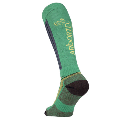 Xpert Hi Work Sock - Green / Grey