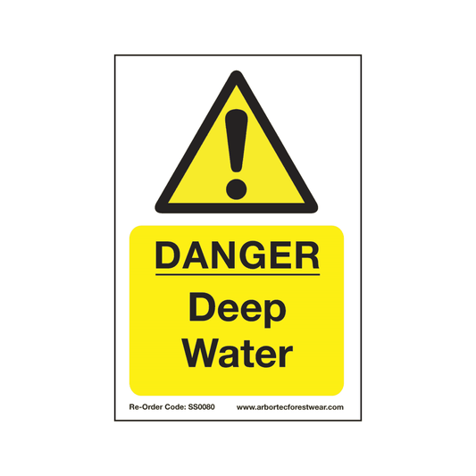 SS0080 Corex Safety Sign - Danger Deep Water